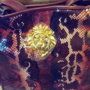 Sharif Tote - RUBY SNAKE NWT - Lion Door Knocker